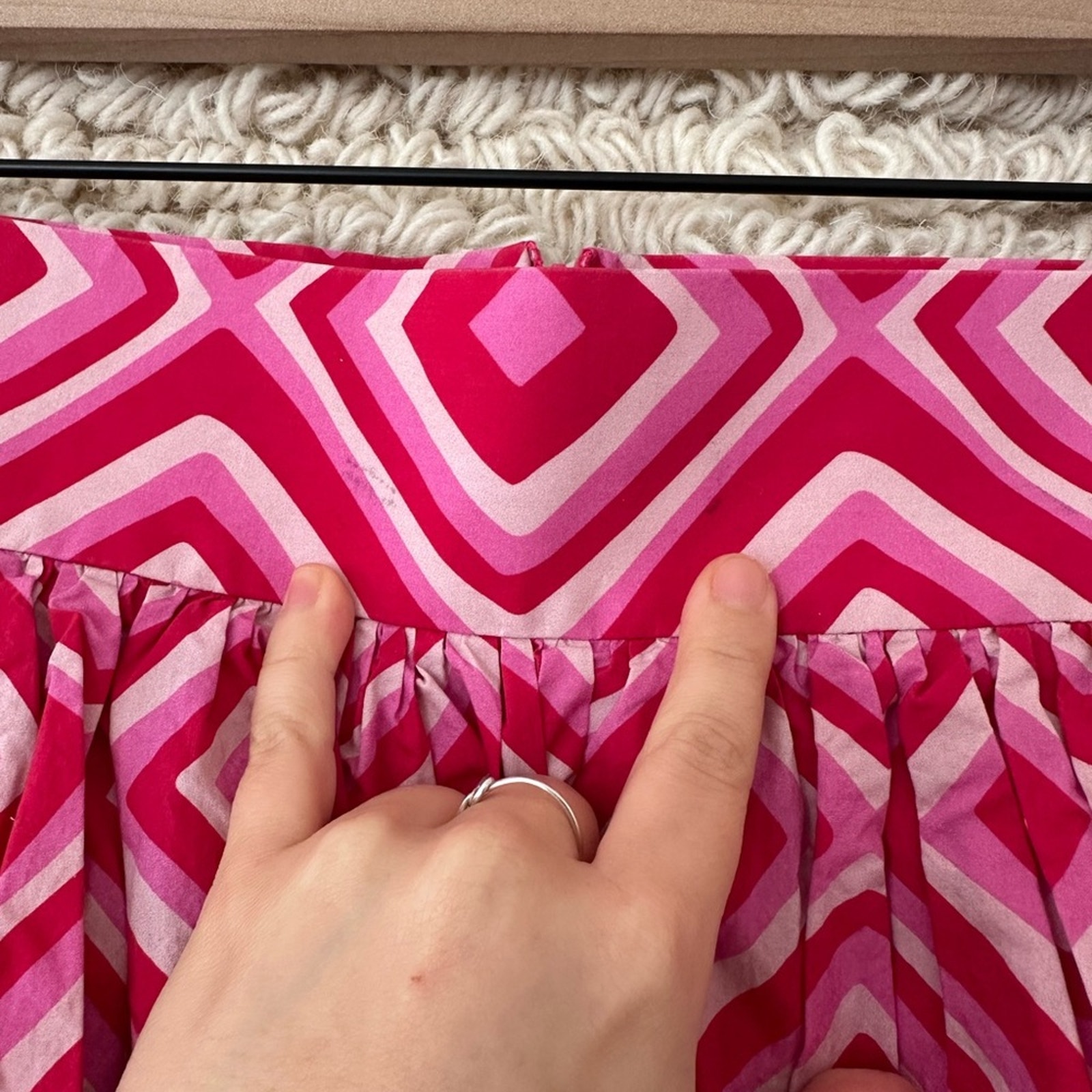 Eliza Christoph Njeri Geometric Poplin Skirt — image 8 of 8